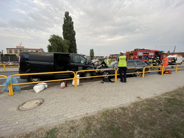 Wypadek na DK 45 w Źlinicach koło Opola. Cztery osoby zostały ranne