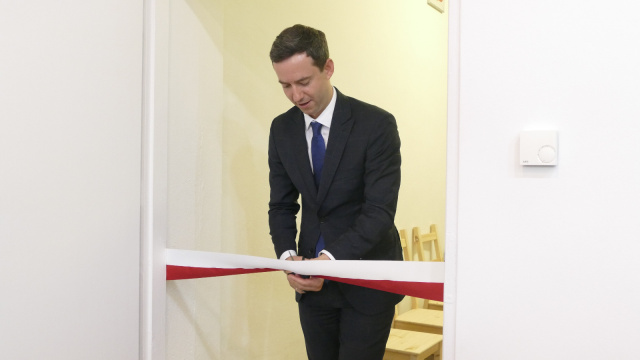 Wiceminister Marcin Ociepa otworzył biuro poselskie w Kluczborku