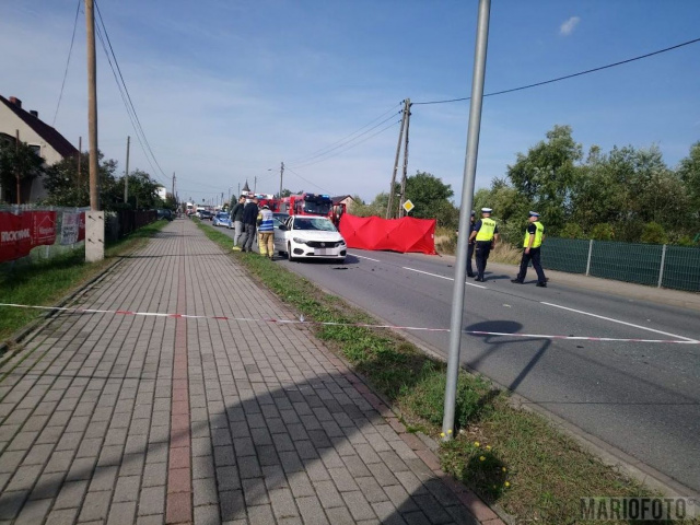 Wypadek w Lędzinach koło Opola. Zginął motocyklista