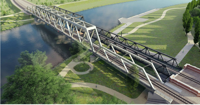 PKP przebuduje linię kolejową w Opolu. Inwestycja warta 275 milionów złotych zakłada nowe mosty i peron