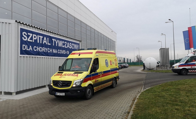 W szpitalu tymczasowym w CWK w Opolu dotąd hospitalizowano 108 chorych. W części intensywnej opieki medycznej jest komplet pacjentów