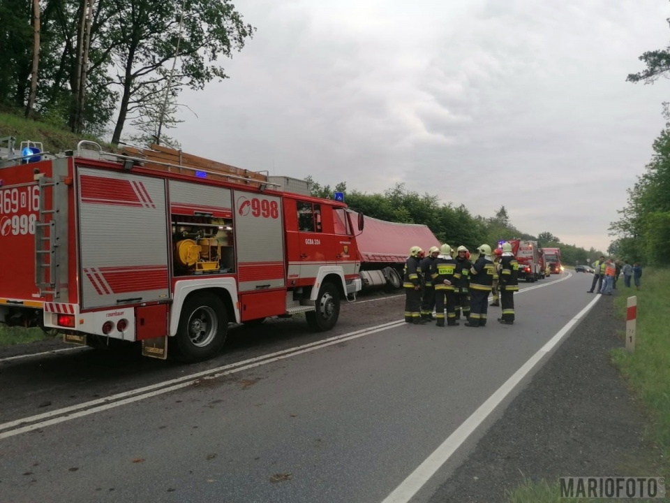 wypadek w Malerzowicach Wielkich foto: Mario