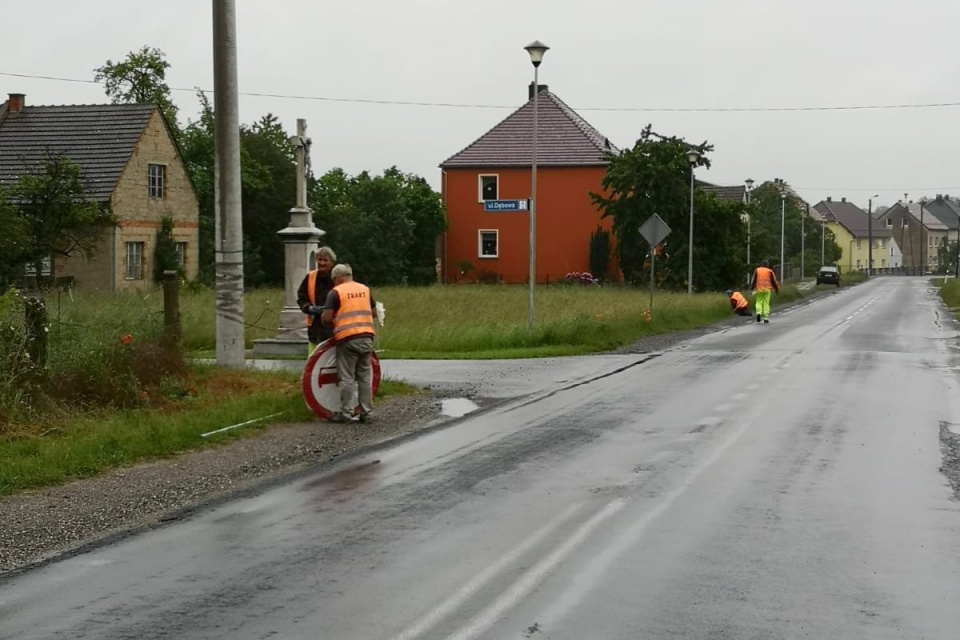 Rozpoczęła się budowa ścieżki rowerowej z Mosznej do Zieliny [fot. archiwum gminy]