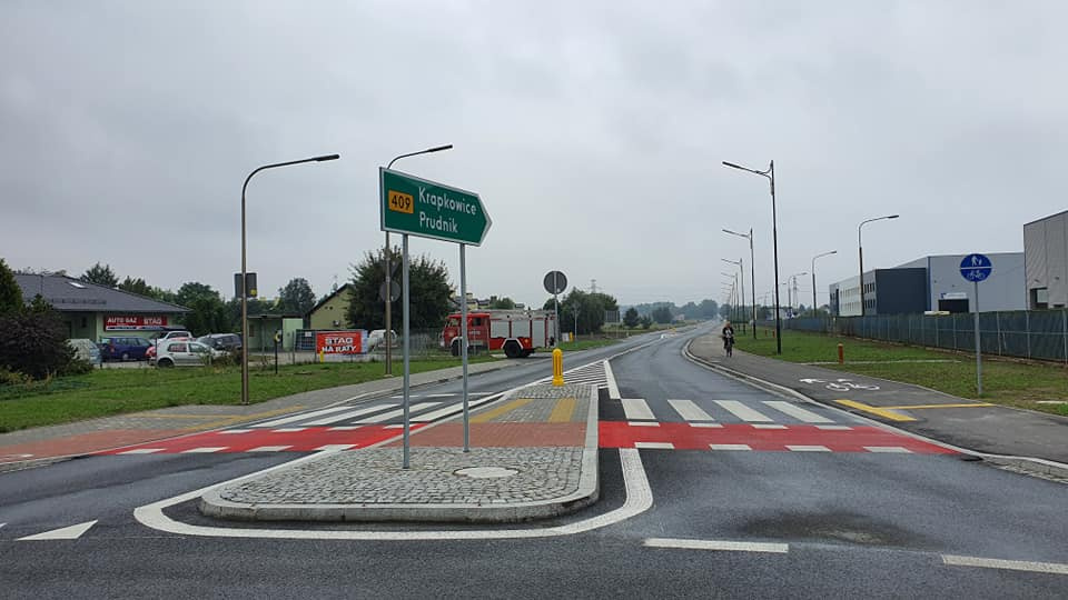 Przebudowana droga 409 foto: ZDW w Opolu/facebook