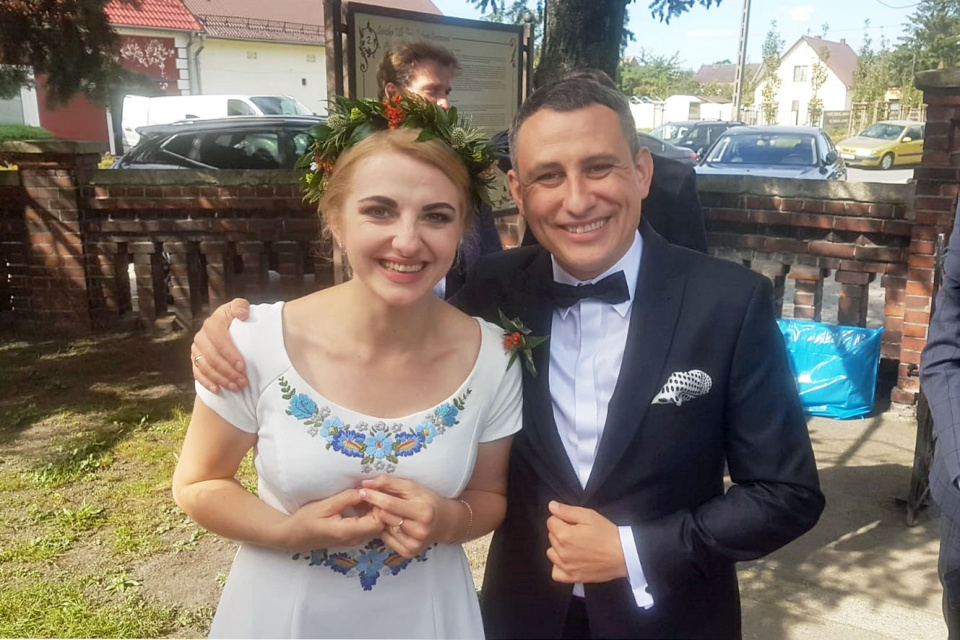 Młoda para - Ewelina Laxy i Mariusz Chałupnik [fot. T.Turba]
