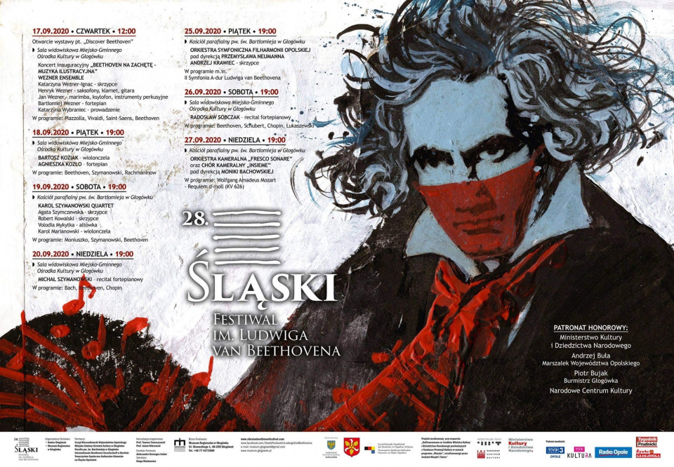 28. Śląski Festiwal im. Ludwiga van Beethovena - plakat wydarzenia [fot. materiały organizatora]