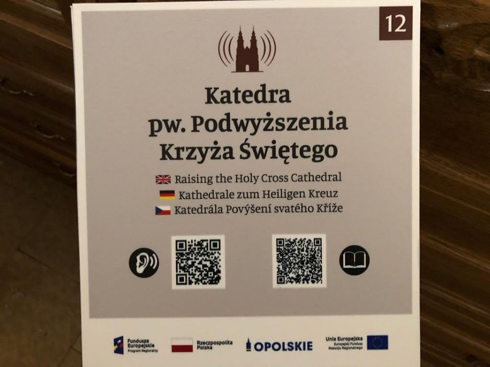 W Katedrze Opolskiej wprowadzono udogodnienia dla osób niedosłyszących i niedowidzących [fot.M.Matuszkiewicz]