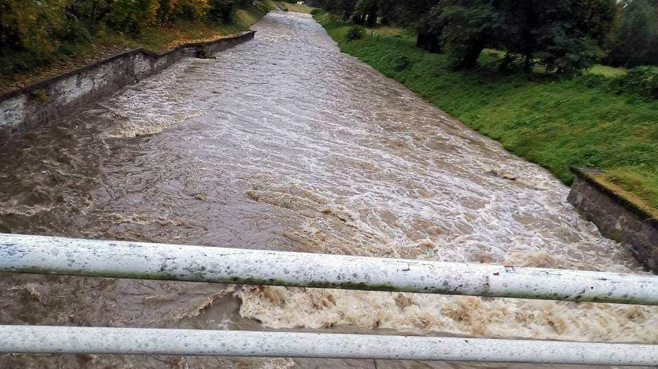 Poziom wody w Czechach [fot. gmina Mĕsto Albrechtice]