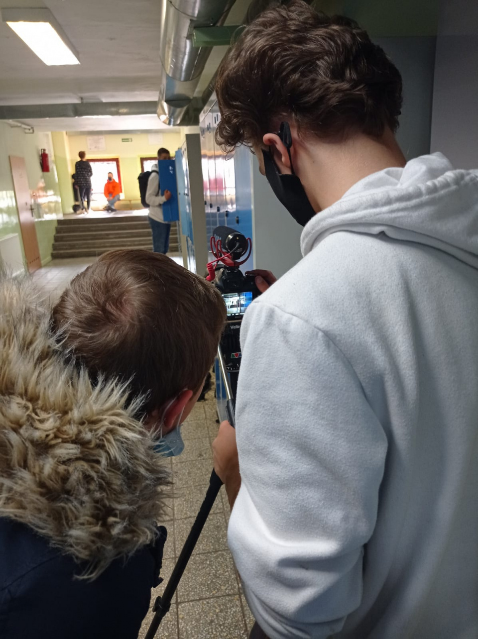 Opolscy uczniowie nagrywają filmiki [fot. archiwum prywatne]