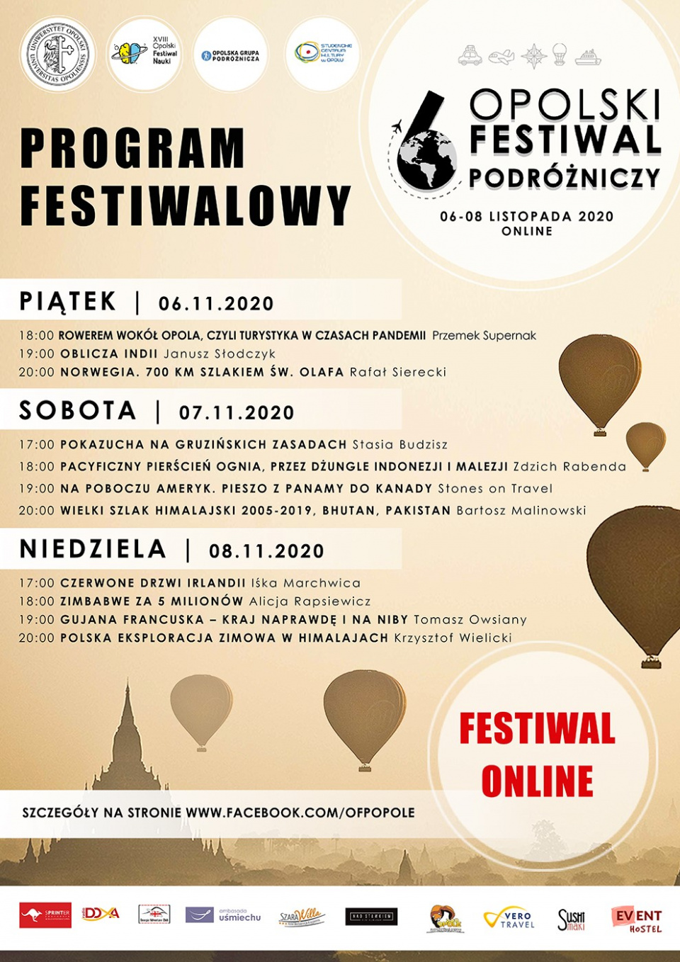 Opolski Festiwal Podróżniczy [fot.facebook/Opolski Festiwal Podróżniczy]