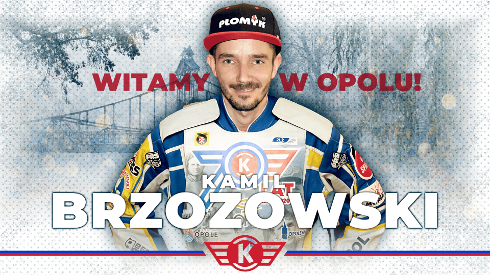 Kamil Brzozowski został zaprezentowany jako nowy zawodnik opolskiego Kolejarza [fot. facebook/kolejarzopole]