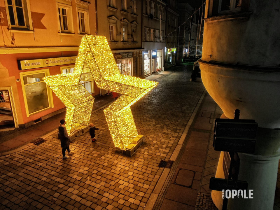 Świąteczna iluminacja Opola [ fot. Urząd Miasta Opola]