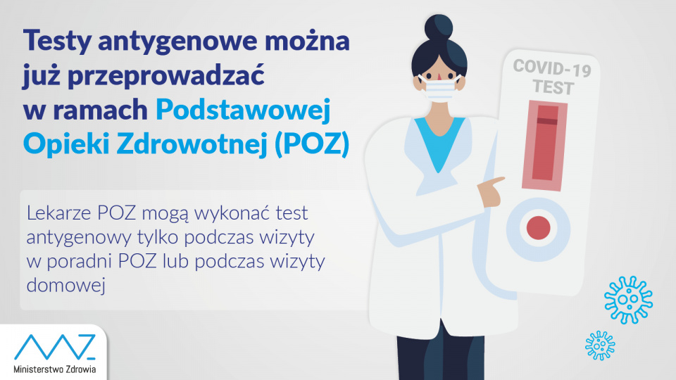 Testy antygenowe [fot. facebook/Ministerstwo Zdrowia]