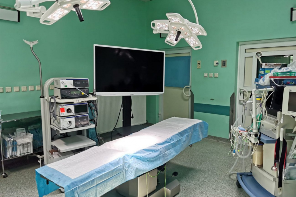 Laparoskop na sali operacyjnej [fot. A. Liszka]