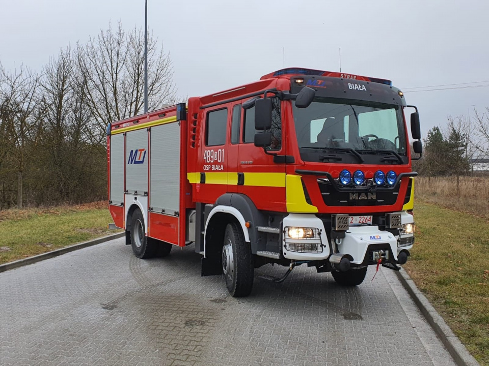 Nowy wóz strażacki OSP Biała, zdjęcie ilustracyjne [fot. Katarzyna Doros]