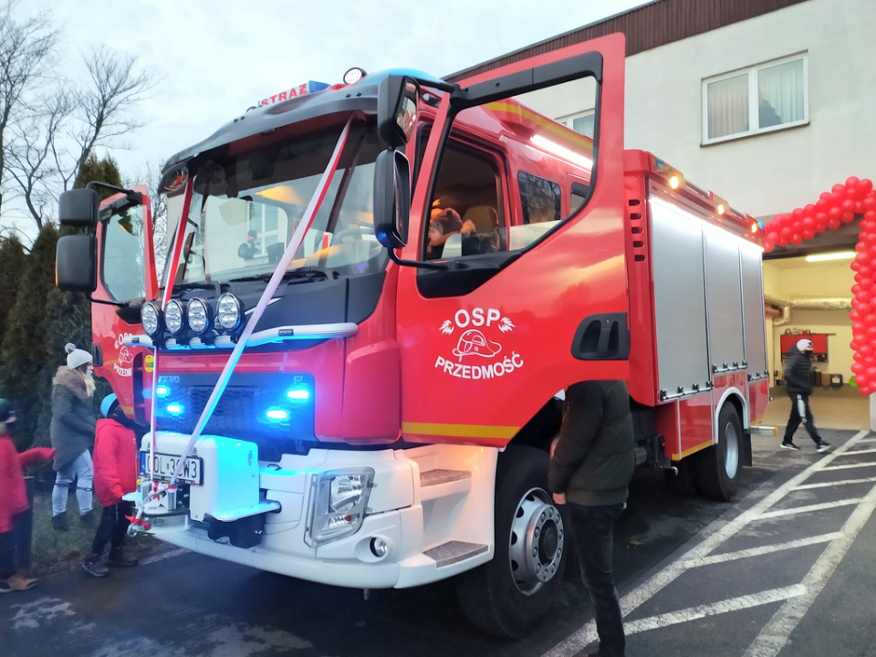 Nowy wóz strażacki dla OSP Przedmość [fot. Witold Wośtak]