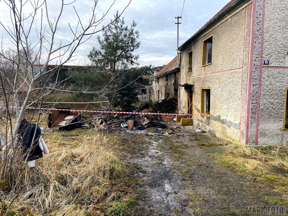 Tragiczny pożar w Szadurczycach koło Nysy [fot. Mario]