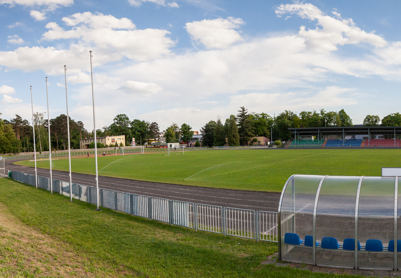 Stadion miejski w Strzelcach Opolskich [fot. archiwum gminy]