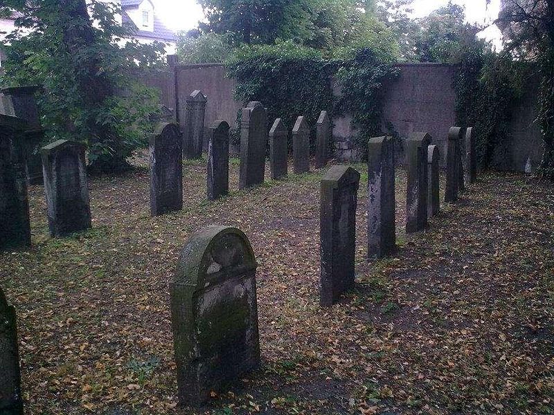 Macewy na cmentarzu żydowskim w Opolu [fot. Tomasz Leśniowski, źródło: https://commons.wikimedia.org/wiki]