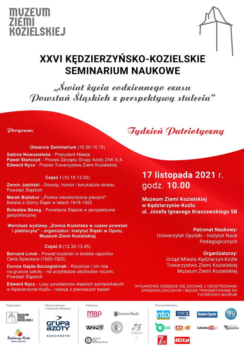 Tydzień Patriotyczny w Kędzierzynie-Koźlu - seminarium naukowe