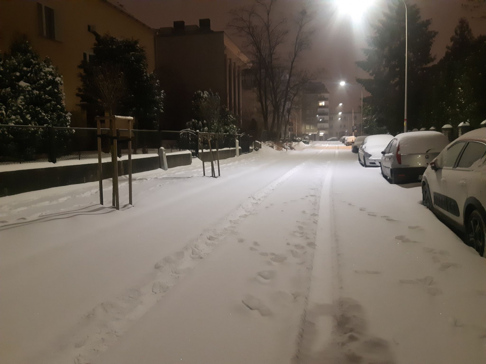 Śnieżna zima w Opolu [fot. Agnieszka Stefaniak]