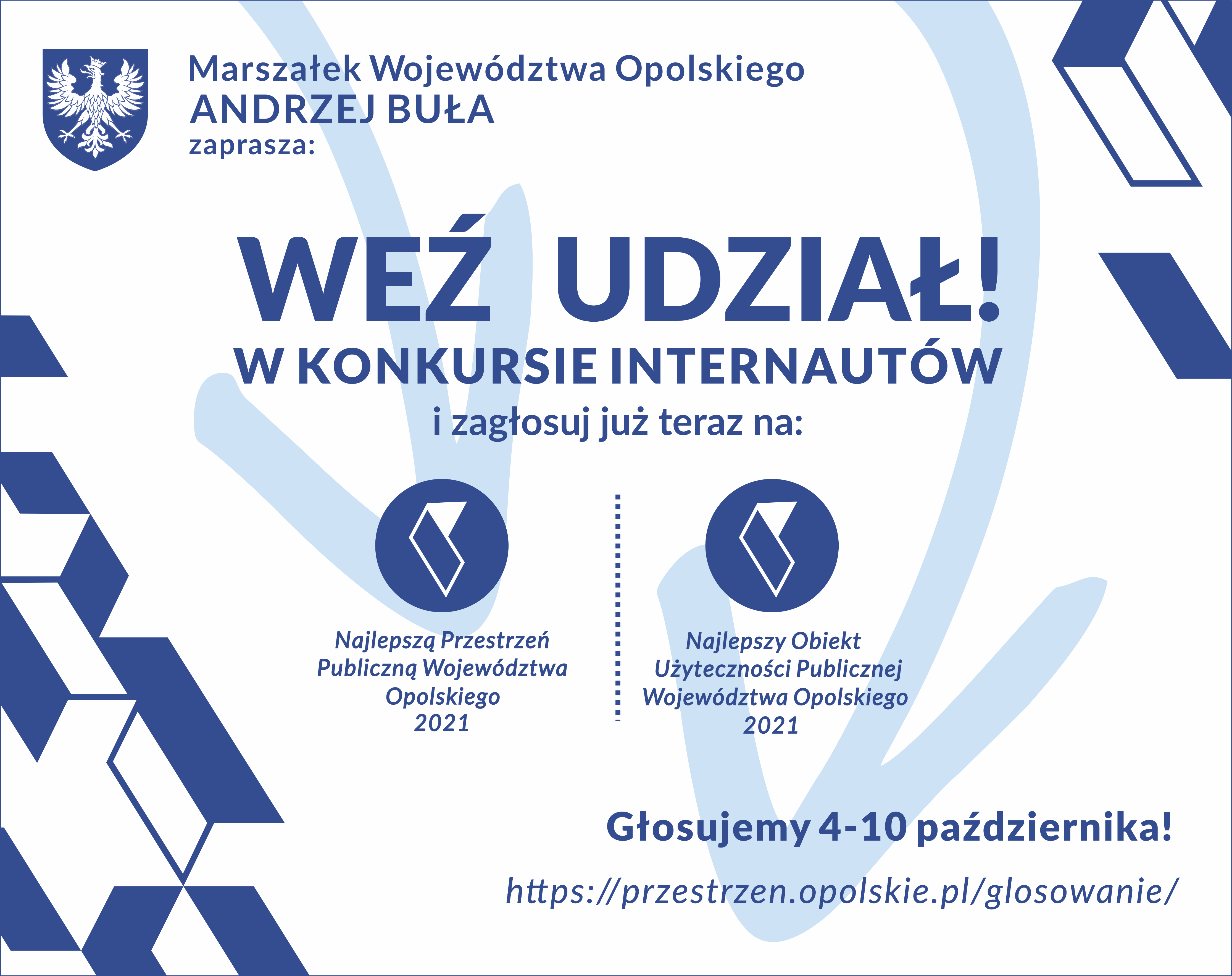 Najlepsza Przestrzeń Publiczna Województwa Opolskiego 2021 - do 10 października trwa głosowanie internautów