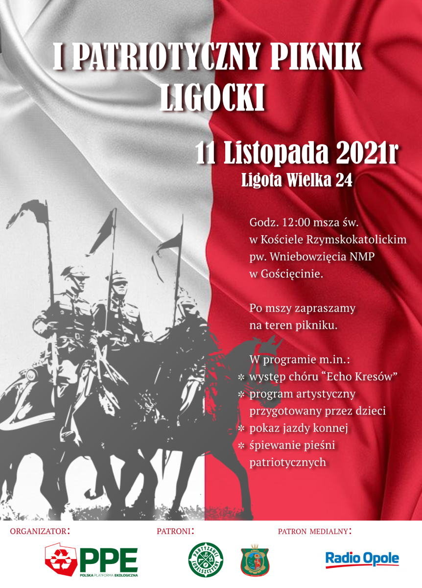 Zbliża się I Patriotyczny Piknik Ligocki – poznaj szczegóły! [fot. materiały organizatora]