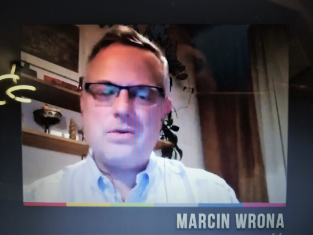 Dziennikarz Marcin Wrona spotkał się z czytelnikami