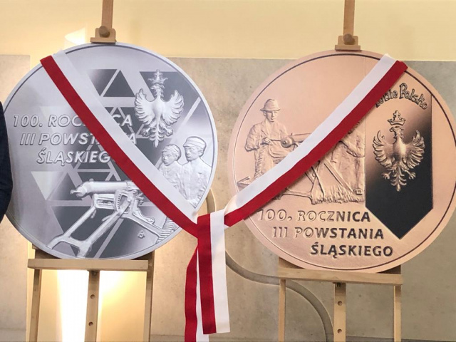 Obchody 100. rocznicy wybuchu III Powstania Śląskiego także w NBP w Opolu. Bank przygotował dwie monety i wystawę