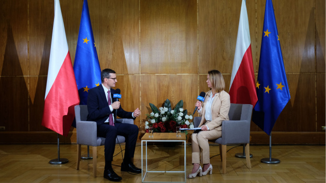 Premier Mateusz Morawiecki na Opolszczyźnie. Udzielił wywiadu Radiu Opole