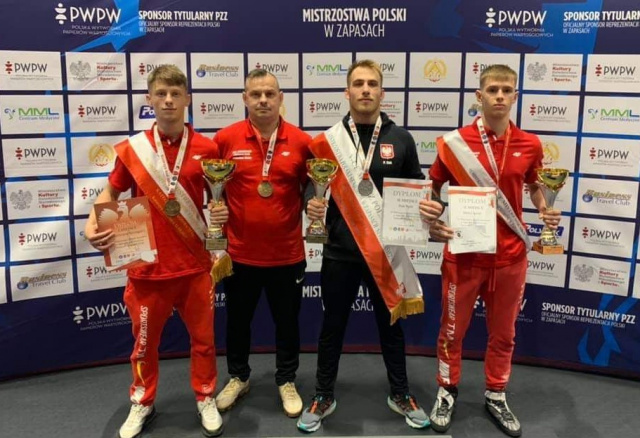 Trzy medale zapaśników z Kędzierzyna-Koźla na mistrzostwach Polski seniorów. To najlepszy wynik w historii klubu