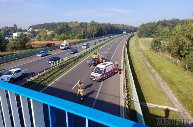 Autostrada A4 już odblokowana w kierunku Wrocławia. GDDKiA: skok samobójczy z wiaduktu na jezdnię [AKTUALIZACJA]