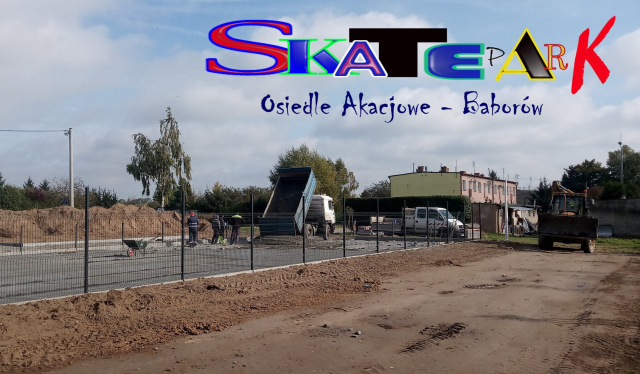 Budowa skateparku w Baborowie nabiera tempa. Inwestycja ma być gotowa jeszcze w tym roku