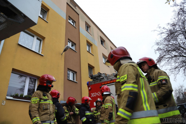 Groźny pożar na Tatrzańskiej w Opolu. Paliło się mieszkanie na III piętrze