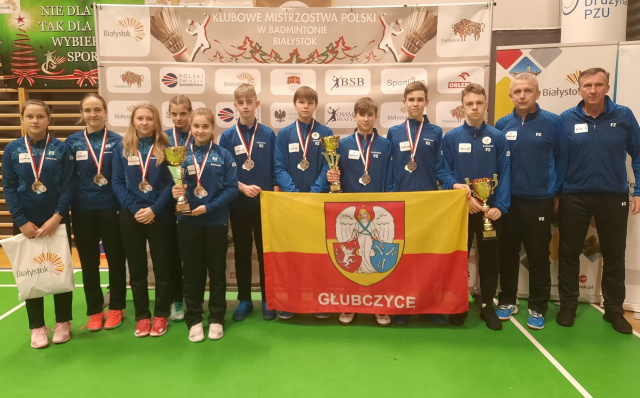 Sukcesy badmintonistów Technika Głubczyce na drużynowych mistrzostwach Polski