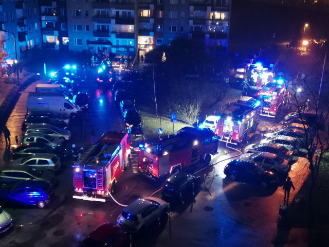 Znana jest wstępna przyczyna pożaru mieszkania przy ul. Batalionu Zośka w Opolu. Na miejscu nadal pracuje policja