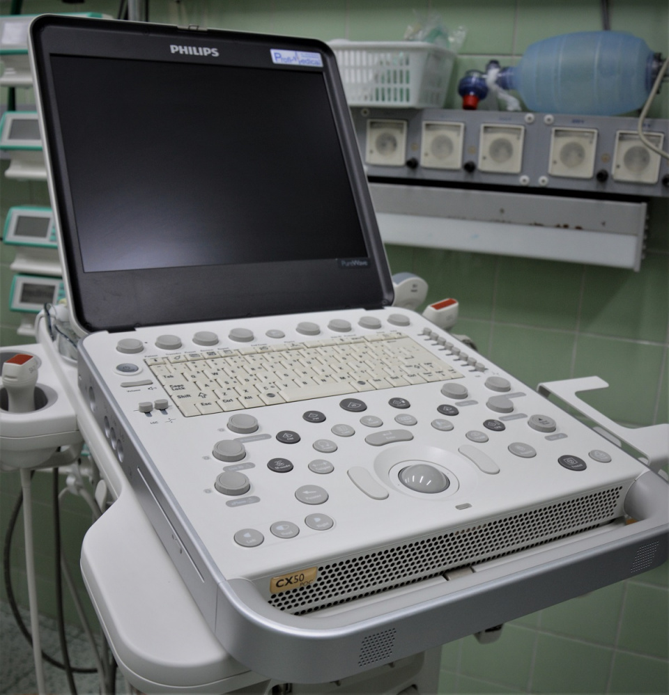 Nowoczesny aparat ultrasonograficzny do terapii ECMO trafił do Uniwersyteckiego Szpitala Klinicznego w Opolu [fot. Mirosław Ochyra]