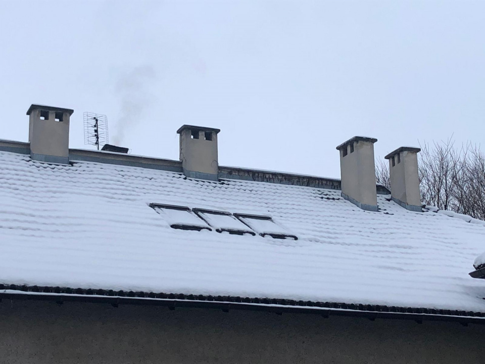 Śnieg na dachu [fot.M.Matuszkiewicz]