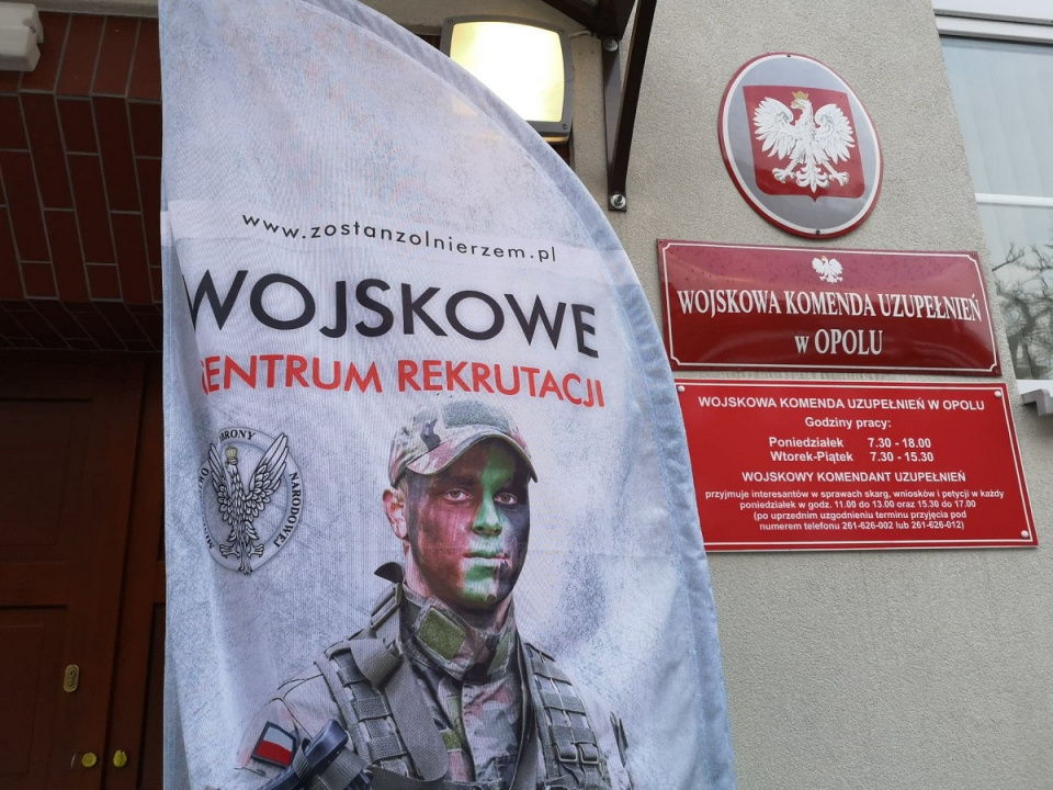 Wojskowe Centrum Rekrutacji przy WKU w Opolu [fot. Katarzyna Doros]