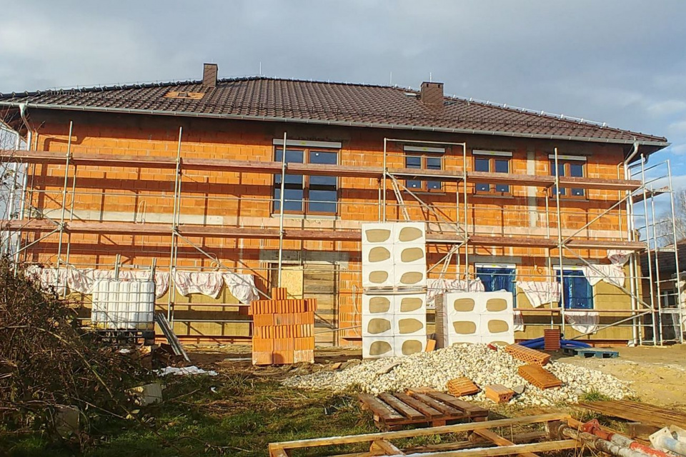 Budowane centrum opiekuńczo-mieszkalne w Walcach [fot. archiwum gminy]