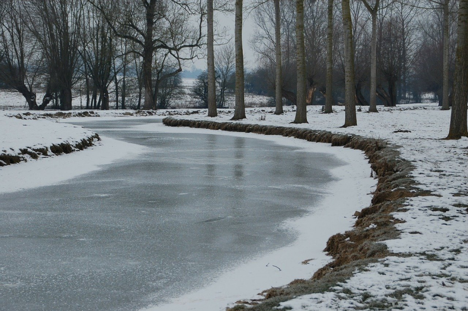 Sytuacja na opolskich rzekach jest stabilna, ale na Małej Panwi zbiera się lód [fot. Pixabay]