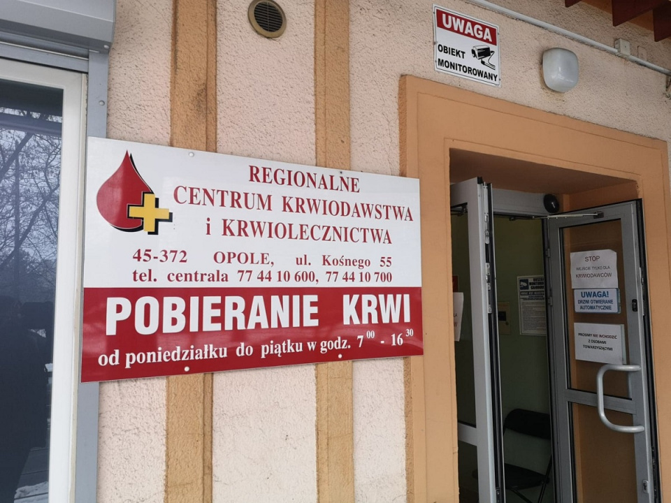 Regionalne Centrum Krwiodawstwa i Krwiolecznictwa w Opolu [fot. Katarzyna Doros]