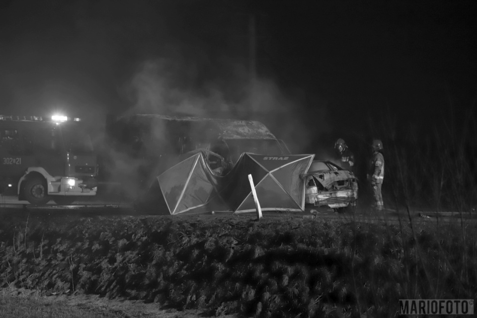 Wypadek w Opolu na ul. Partyzanckiej [fot. Mario]