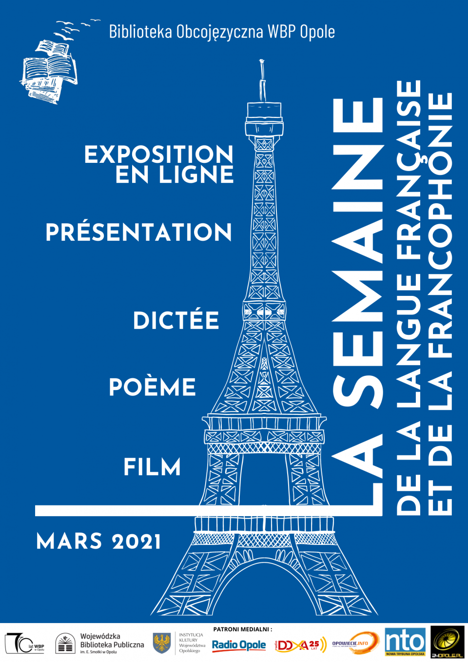 Tydzień Języka Francuskiego i Krajów Frankofońskich - plakat organizatora
