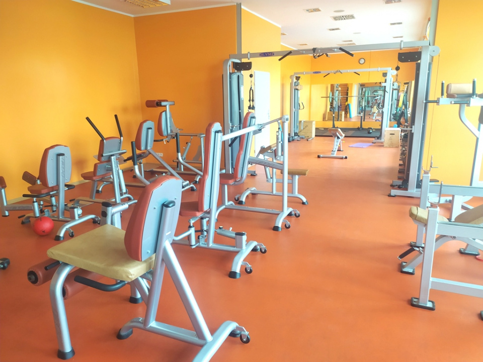 Sala siłowa Fitness Klubu Olimp w Opolu [fot. Witold Wośtak]
