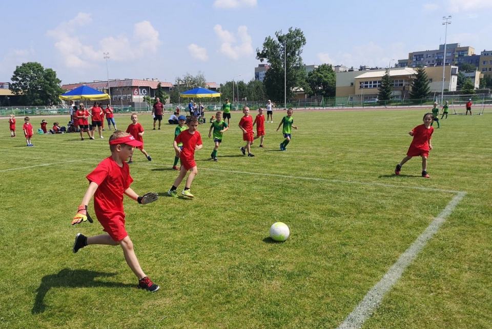 Mistrzostwa Przedszkolaków w Piłce Nożnej w Opolu [fot. Katarzyna Doros]
