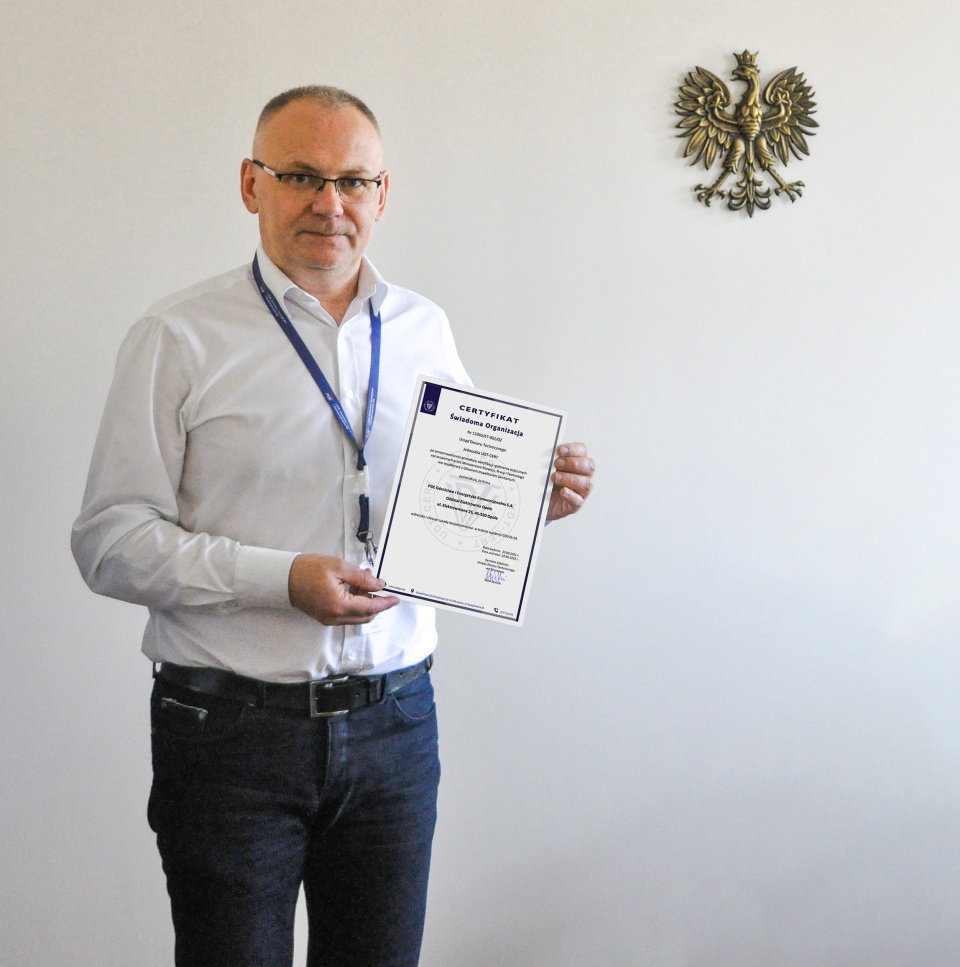 Elektrownia Opole została nagrodzona za chronienie pracowników przeciw zachorowaniu na COVID-19 [fot. materiał elektrowni]