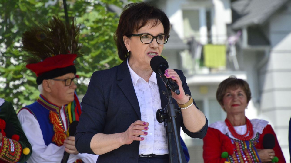 Marszałek Sejmu Elżbieta Witek odwiedziła festyn rodzinny w Brzegu [fot. Daniel Klimczak]