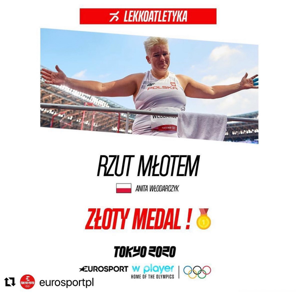 dwa medale w rzucie młotem foto: facebook/PolskiKomitetOlimpijski
