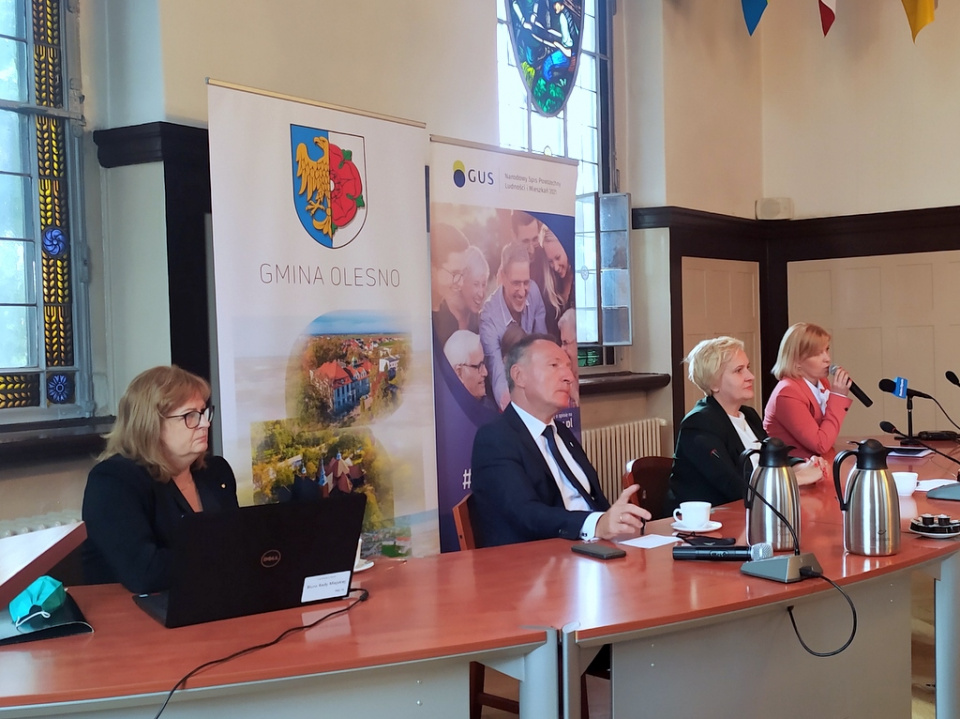 Konferencja na temat Narodowego Spisu Powszechnego Ludności i Mieszkań 2021 w Oleśnie [fot. Witold Wośtak]